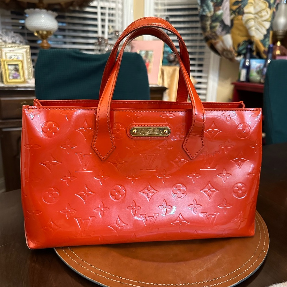 Louis Vuitton Red Vernis Willshire PM